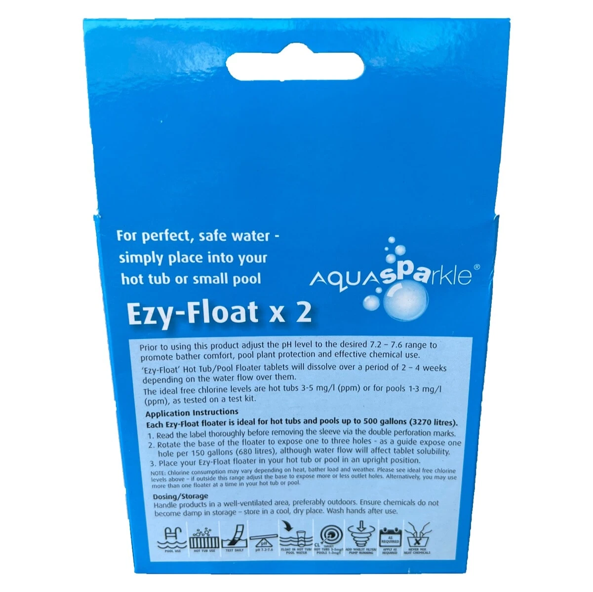 AquaSparkle Ezy-Float Pop Up Chlorine Dispenser (2 X 80g) 2 AquaSparkle Ezy-Float Pop Up Chlorine Dispenser (2 X 80g) - Image 2