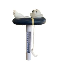 Floating Polar Bear In Ring Thermometer -Pooly Shop bear thermo 3