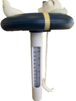 Floating Polar Bear In Ring Thermometer -Pooly Shop bear thermo 4