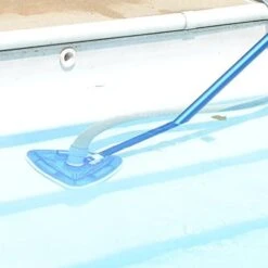 Deluxe Triangular Pool Vacuum Head -Pooly Shop clear vac head 2