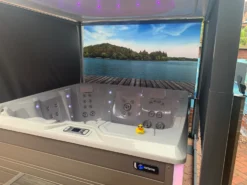 Covana Oasis Automated Hot Tub Cover / Gazebo -Pooly Shop covana hot tub cover