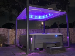 Covana Oasis Automated Hot Tub Cover / Gazebo -Pooly Shop covana oasis hot tub cover 3