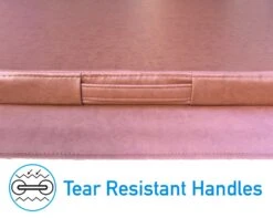 2.135 Metre (84'') Square Hot Tub Cover - Brown -Pooly Shop cover 1 1