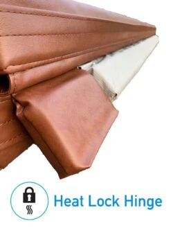 2.135 Metre (84'') Square Hot Tub Cover - Brown -Pooly Shop cover 3 1