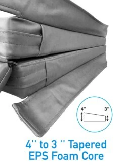 2 Metre (78.75'') Square Hot Tub Cover - Grey -Pooly Shop cover 4 grey 1