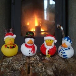 Mini Christmas Ducks (4 Pack) -Pooly Shop duck christmas