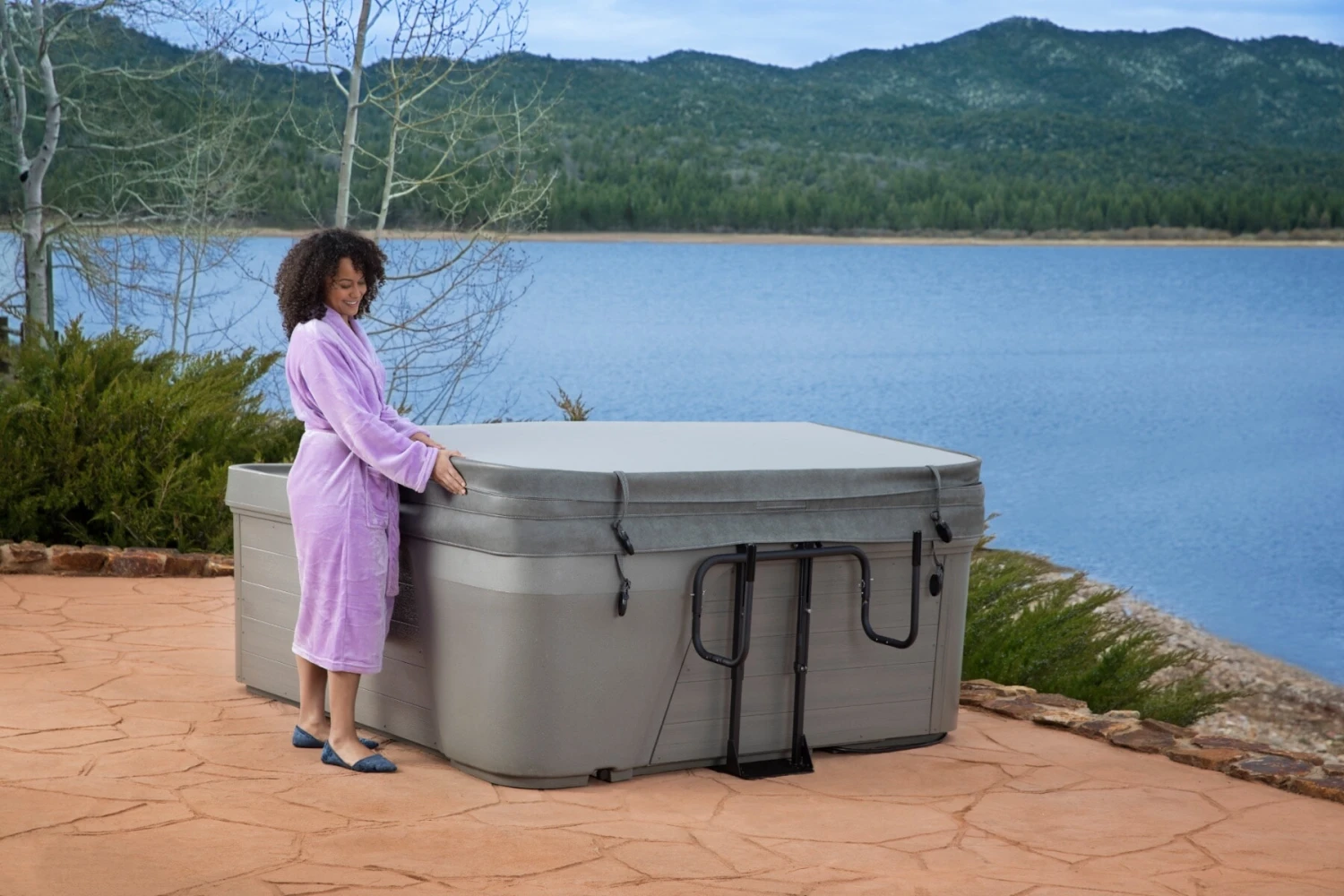 Happy Hot Tubs Undermount Cover Lifter 2 Happy Hot Tubs Undermount Cover Lifter - Image 2