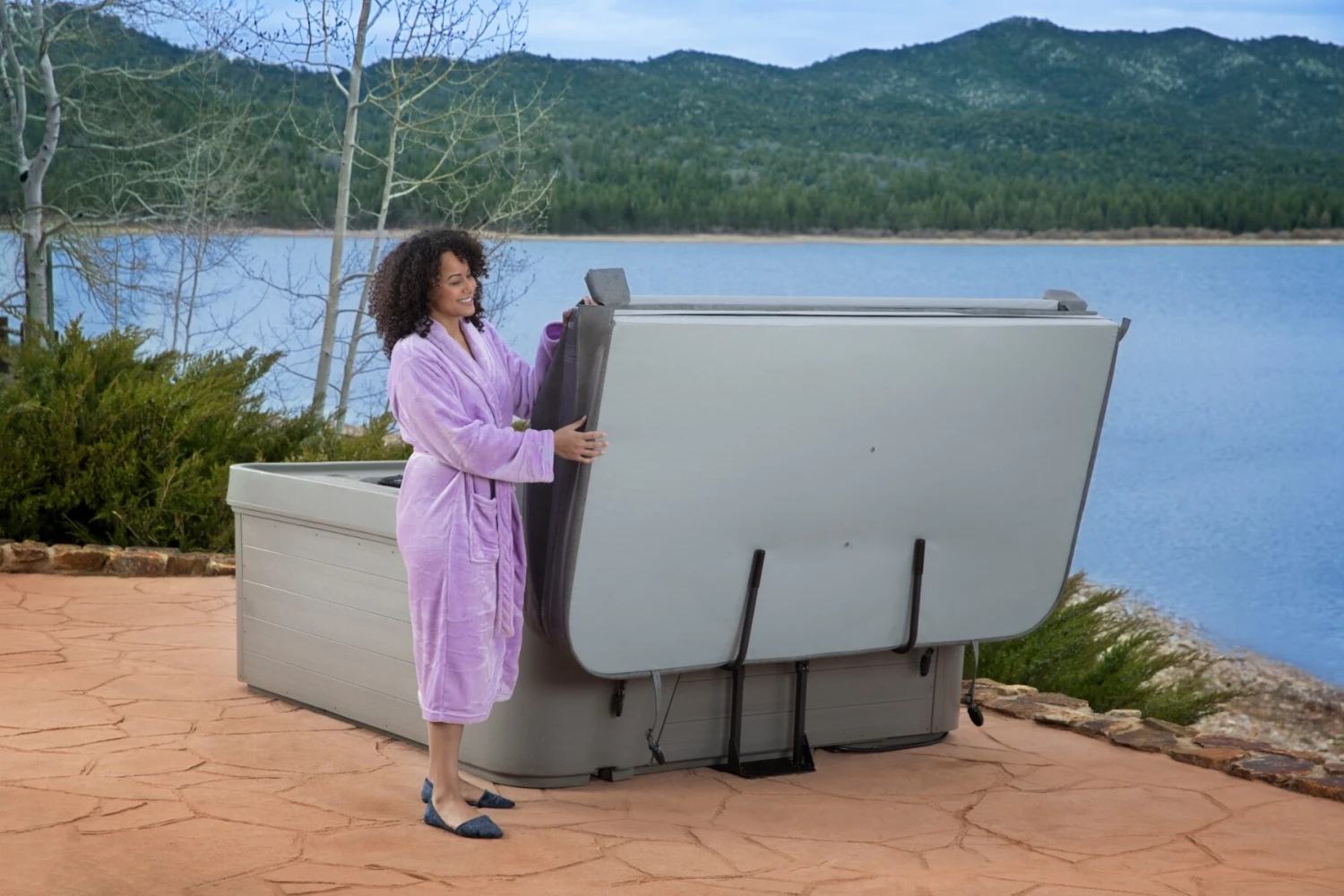 Happy Hot Tubs Undermount Cover Lifter 3 Happy Hot Tubs Undermount Cover Lifter - Image 3