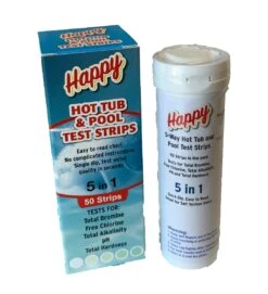 Happy Hot Tubs 5-Way Test Strips -Pooly Shop happy 5 way 2