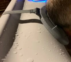 Happy Hot Tubs Weighted Bath & Hot Tub Pillow -Pooly Shop happy pilllow grey 4