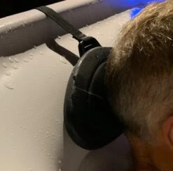 Happy Hot Tubs Weighted Bath & Hot Tub Pillow -Pooly Shop happy pillow black 2