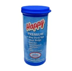 Happy Premium 4-way Pool & Spa Test Strips (50 Pack)