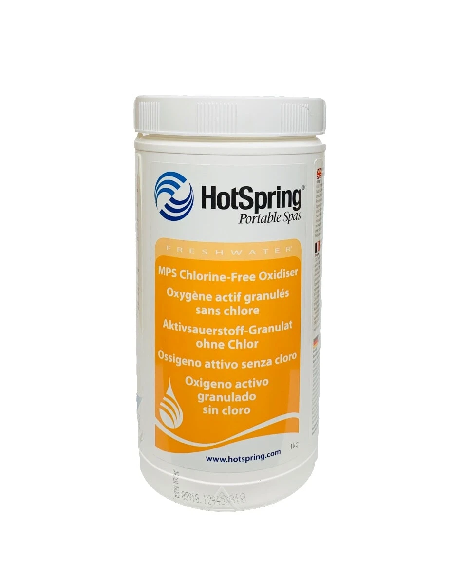 Hot Spring Freshwater MPS Chlorine-Free Oxidiser 1kg 1 Hot Spring Freshwater MPS Chlorine-Free Oxidiser 1kg