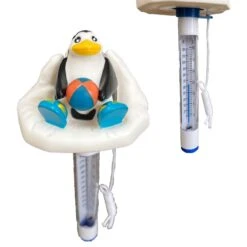 Floating Penguin Pool Thermometer