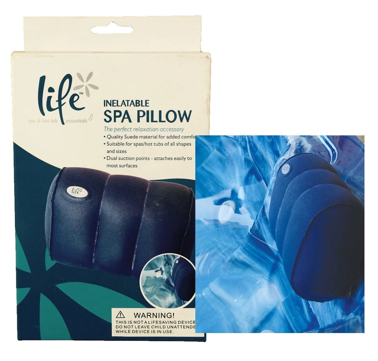 Life Inflatable Spa Pillow 1 Life Inflatable Spa Pillow