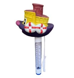 Floating Steamship Swimming Pool Boat Thermometer -Pooly Shop steamship thermo